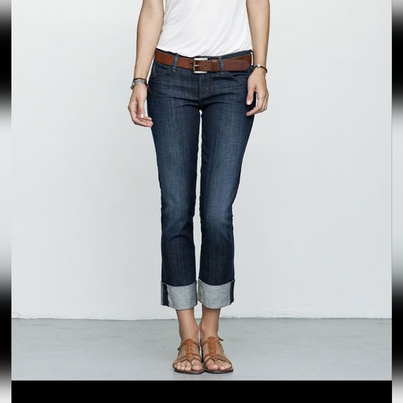 Citizens Of Humanity Dani Cropped Straight Leg Jeans Size 28 - Picture 1 of 15